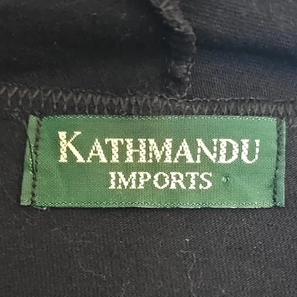 Kathmandu Imports Tie Dye Black Open Front Duster - Picture 10 of 11